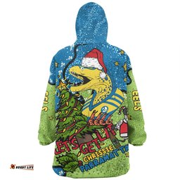Parramatta Eels Christmas Custom Snug Hoodie - Let's Get Lit Chrisse Pressie Snug Hoodie