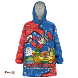 Newcastle Knights Custom Snug Hoodie - Australian Big Things Snug Hoodie