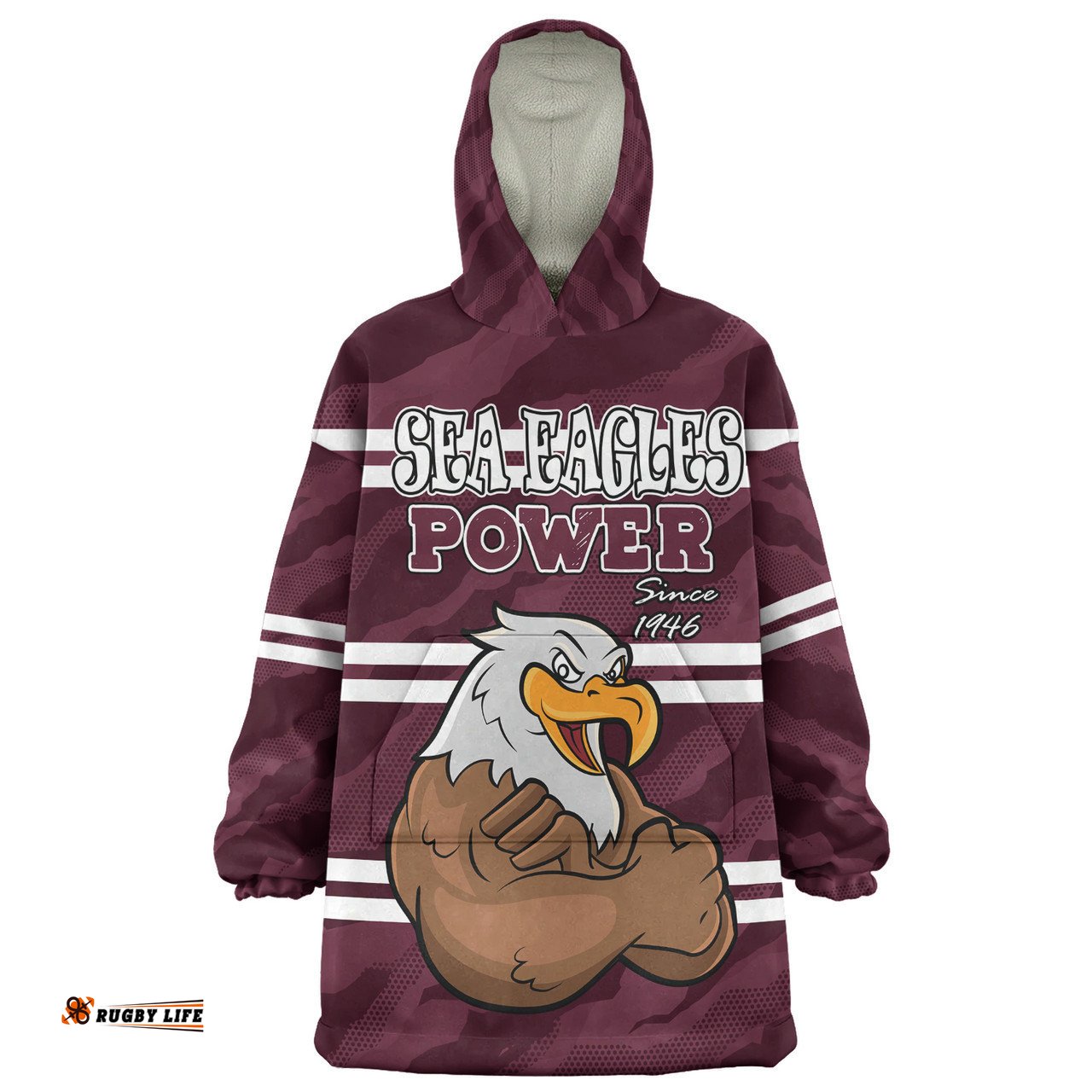 Manly Warringah Sea Eagles Snug Hoodie - I Hate Being This Awesome But Eagles Snug Hoodie
