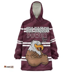 Manly Warringah Sea Eagles Snug Hoodie - I Hate Being This Awesome But Eagles Snug Hoodie