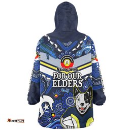 North Queensland Cowboys Naidoc Custom Snug Hoodie - For Our Elders Home Jersey Oodie