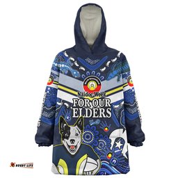 North Queensland Cowboys Naidoc Custom Snug Hoodie - For Our Elders Home Jersey Oodie