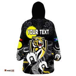 custom personalised tigers naidoc week richmond football aboriginal wearable blanket hoodie