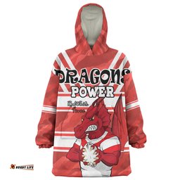 St. George Illawarra Dragons Custom Snug Hoodie - St. George Illawarra Dragons Supporter Snug Hoodie