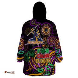 storm rugby aboriginal art wearable blanket hoodie naidoc indigenous tribal