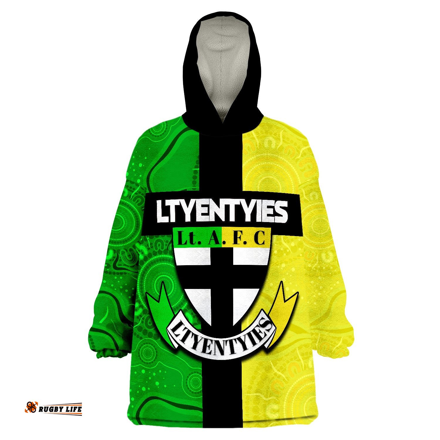 ltyentyies lt a f c australian football aboriginal wearable blanket hoodie
