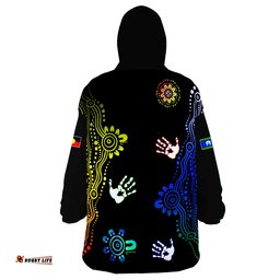 custom personalised naidoc week brave new wearable blanket hoodie