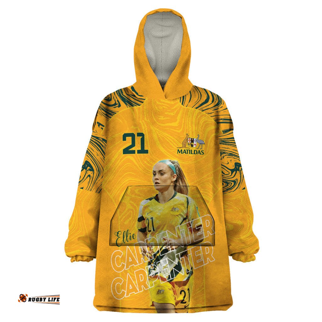 ellie carpenter australian matildas wearable blanket hoodie