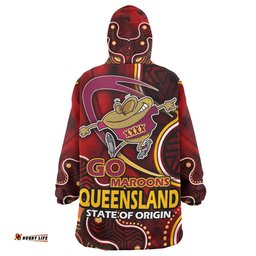 Cane Toads Snug Hoodie - Custom Cane Toads Ball Oodie Blanket