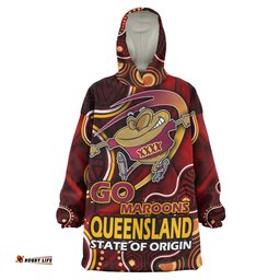 Cane Toads Snug Hoodie - Custom Cane Toads Ball Oodie Blanket