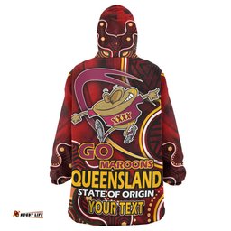 Cane Toads Snug Hoodie - Custom Cane Toads Ball Oodie Blanket