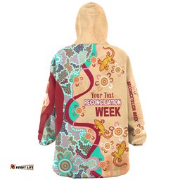 Australia National Reconciliation Week Custom Snug Hoodie - Be A Voice For Generations Oodie