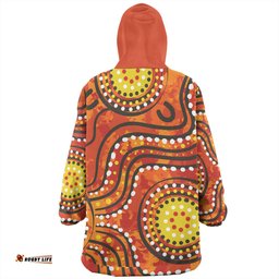 Australia Aboriginal Snug Hoodie - Dot Art In Aboriginal Style Snug Hoodie