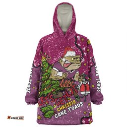 Queensland Cane Toads Christmas Custom Snug Hoodie - Let's Get Lit Chrisse Pressie Snug Hoodie