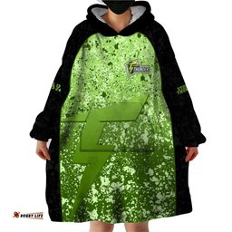 sydney thunder custom wearable blanket hoodie bbl cricket team 2024
