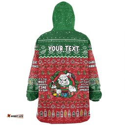 South Sydney Rabbitohs Custom Snug Hoodie - Chrissie Spirit Snug Hoodie