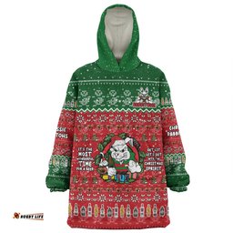 South Sydney Rabbitohs Custom Snug Hoodie - Chrissie Spirit Snug Hoodie