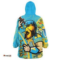 Gold Coast Titans Custom Snug Hoodie - Titans Pride With Aussie Indigenous Culture Oodie