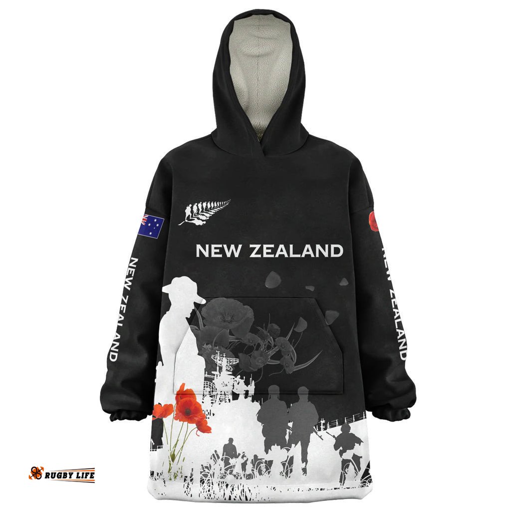 australia anzac day wearable blanket hoodie keeping the spirit alive wearable blanket hoodie
