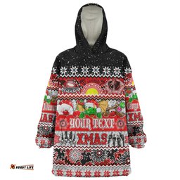 St. George Illawarra Dragons Christmas Aboriginal Custom Snug Hoodie - Indigenous Knitted Ugly Xmas Style Snug Hoodie