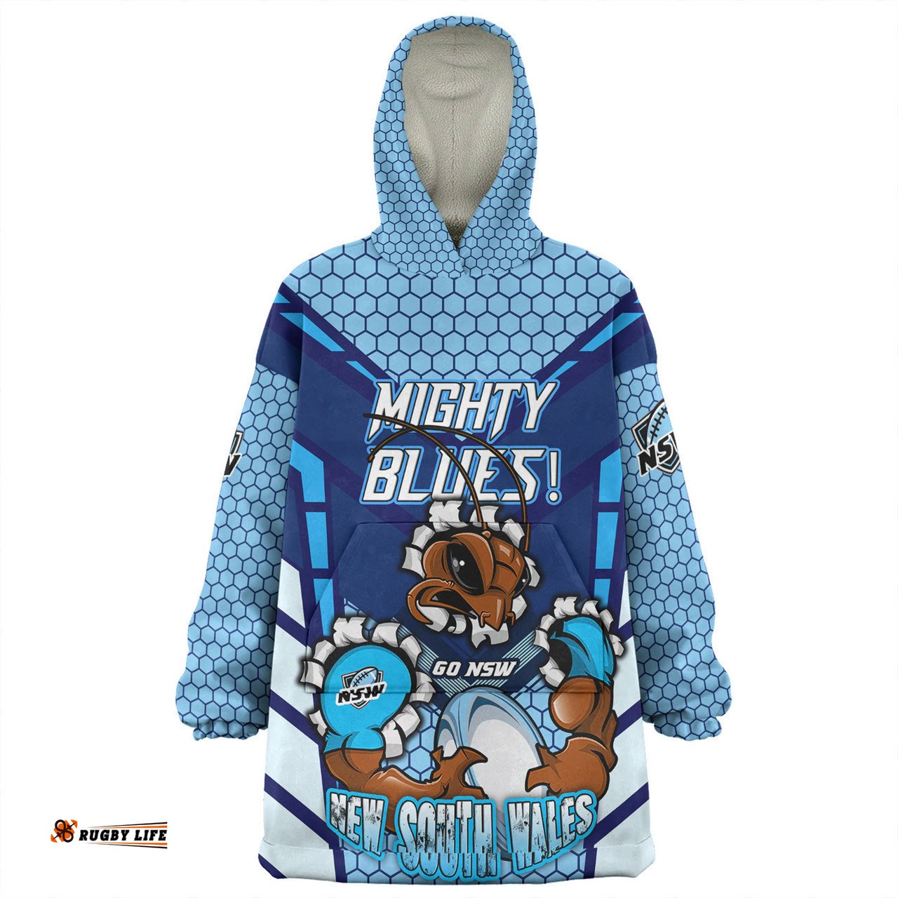 Cockroach Sport Snug Hoodie - Custom Mighty Blues