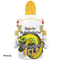 Parramatta Eels Snug Hoodie - Happy Australia Day We Are One And Free V2