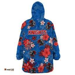 knights rugby wearable blanket hoodie beautiful floral pattern spring summer vibe