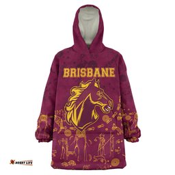 australia brisbane city wearable blanket hoodie custom brisbane city life wearable blanket hoodie