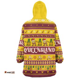 Queensland Big Things Christmas Custom Snug Hoodie - The Big Pineapple Snug Hoodie