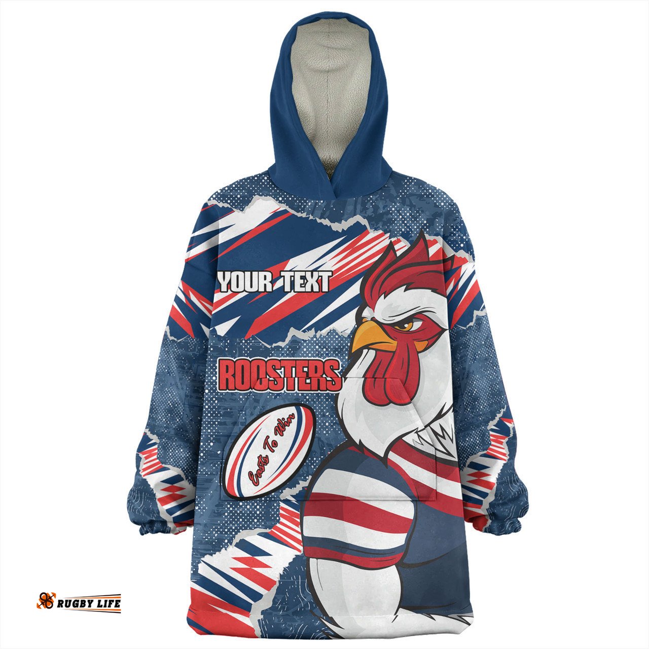 Sydney Roosters Snug Hoodie - Theme Song