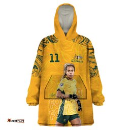 mary fowler australian matildas wearable blanket hoodie