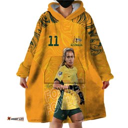 mary fowler australian matildas wearable blanket hoodie