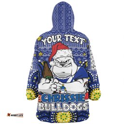 Canterbury-Bankstown Bulldogs Christmas Custom Snug Hoodie - Christmas Knit Patterns Vintage Jersey Ugly Snug Hoodie