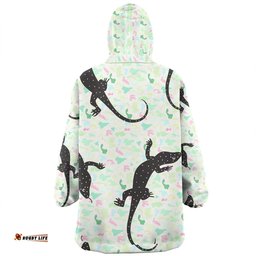 Australia Goanna Snug Hoodie - Aboriginal Goanna Dot Art Colorful Inspired Snug Hoodie