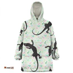 Australia Goanna Snug Hoodie - Aboriginal Goanna Dot Art Colorful Inspired Snug Hoodie
