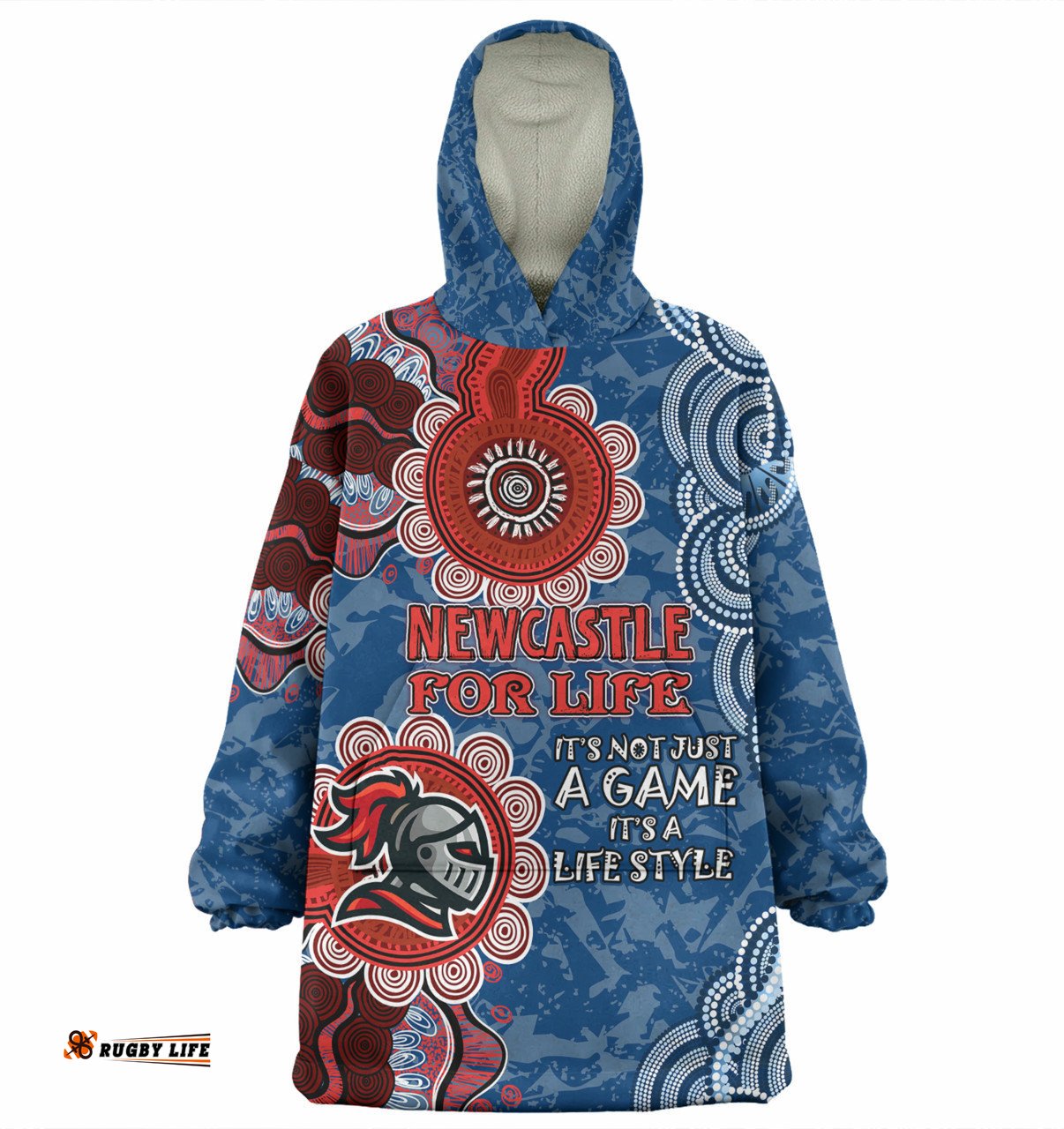 Newcastle Knights Custom Snug Hoodie - Bound Together Oodie