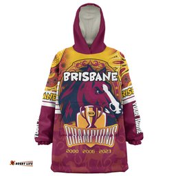 Brisbane Broncos Snug Hoodie - Custom Talent Win Games But Teamwork And Intelligence Win Championships With Aboriginal Style
