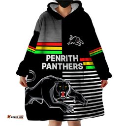 penrith panthers rugby wearable blanket hoodie proud the panthers comeback