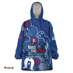 naidoc week wearable blanket hoodie nsw blues platypus