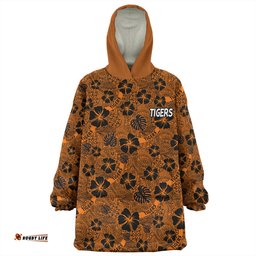 Wests Tigers Snug Hoodie - Scream With Tropical Patterns