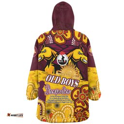 australia brisbane anzac day custom wearable blanket hoodie old boys bronxnation wearable blanket hoodie