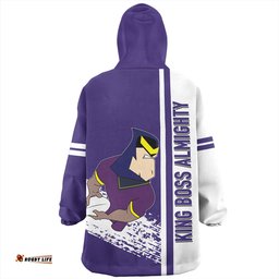 Melbourne Storm Snug Hoodie - Melbourne Storm Mascot Quater Style