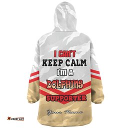 Redcliffe Dolphins Custom Snug Hoodie - Redcliffe Dolphins Supporter Snug Hoodie