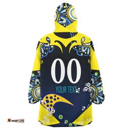 eels rugby snug hoodie custom personalised eels all you got all the time aboriginal player and number oodie blanket