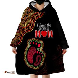australia mother day aboriginal the greatest mom wearable blanket hoodie