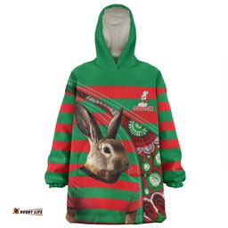 South Sydney Rabbitohs Snug Hoodie Custom Team Of Us Die Hard Fan Supporters Aboriginal Inspired