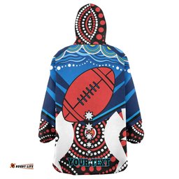 rebels rugby naidoc week snug hoodie custom rebels with aboriginal and torres strait celebrate naidoc week oodie blanket