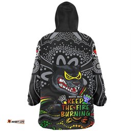 Penrith Panthers Snug Hoodie Aboriginal Inspired Naidoc Week Custom For Die Hard Fan Supporters