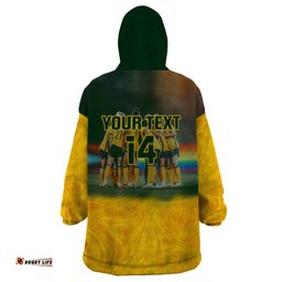 custom matildas pride wearable blanket hoodie lgbt kangaroo australian proud