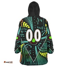 wallabies rugby snug hoodie custom kangaroo rugby championship sport aboriginal culture personalised player and number oodie blanket